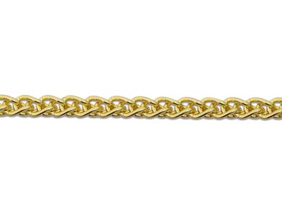 9ct Yellow Gold 1.5mm Spiga Chain  20
