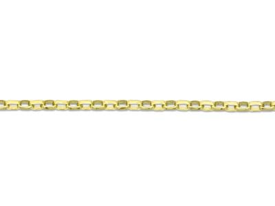 9ct Yellow Gold 1.0mm Diamond Cut  Belcher Chain 16