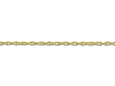 9ct Yellow Gold 0.5mm Rope Chain   18