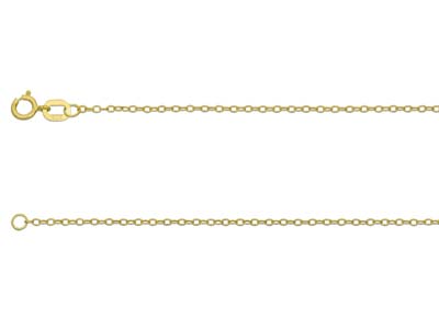 9ct Yellow Gold 1.2mm Trace Chain  1640cm Unhallmarked