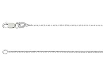 18ct White Gold Finished Chain