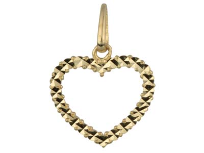 9ct-Yellow-Gold-Heart-Outline------Pe...