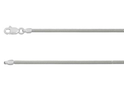 Sterling Silver 1.6mm Snake Chain  3076cm Hallmarked, 100 Recycled Silver