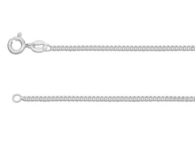 Sterling Silver 1.5mm Curb Chain    22
