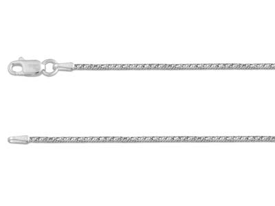 Sterling Silver 1.5mm Diamond Cut  Fancy Snake Chain 1640cm         Unhallmarked 100 Recycled Silver