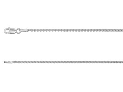 Sterling Silver 1.5mm Spiga Chain   2460cm Unhallmarked 100 Recycled Silver