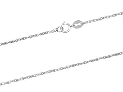 Sterling Silver 1.5mm Rope Chain    16