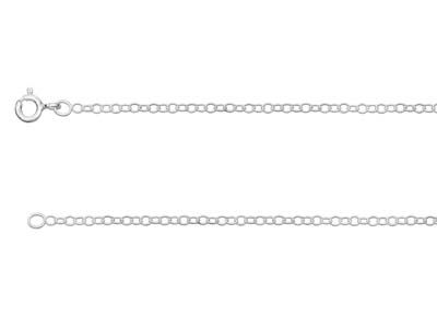 Sterling Silver 1.7mm Trace Chain   2666cm Unhallmarked 100 Recycled Silver