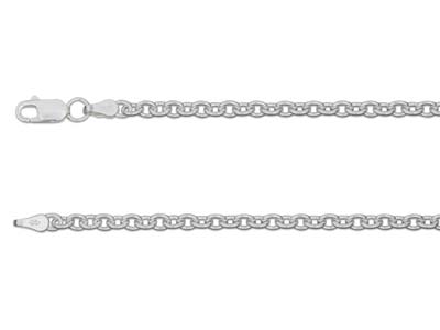 Sterling Silver 3.9mm Cable Chain  1845cm Hallmarked, 100 Recycled Silver
