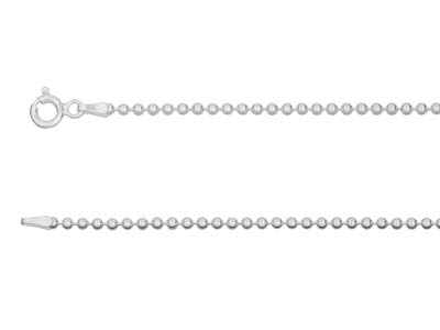 Sterling Silver 2.0mm Ball Chain    1845cm Unhallmarked 100 Recycled Silver