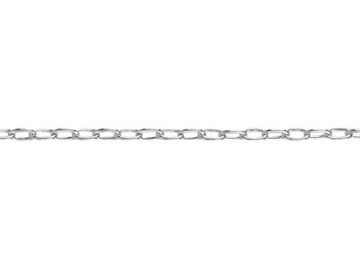 Argentium 960 1.2mm Loose Long Link Trace Chain - Standard Image - 1