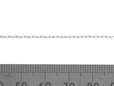 Argentium 960 1.2mm Loose Long Link Trace Chain - Standard Image - 2