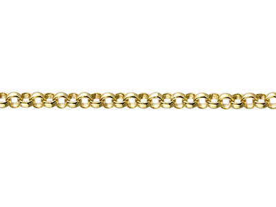 9ct Yellow Gold 1.2mm Loose Belcher Chain - Standard Image - 2