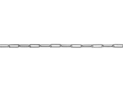 Sterling Silver 3.5mm Loose Wide   Square Wire Trace Chain, 100%      Recycled Silver - Standard Image - 1