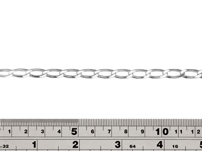 Sterling Silver 5.8mm Loose Cheval Chain, 100% Recycled Silver - Standard Image - 2