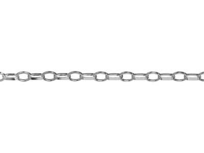 Sterling Silver 4.45mm Loose Oval   Belcher Chain, 100% Recycled Silver - Standard Image - 1
