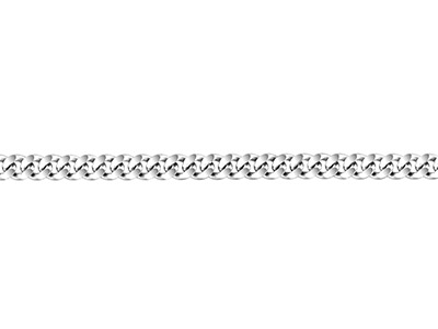 Sterling Silver 2.8mm Loose Diamond Cut Curb Chain, 100 Recycled       Silver