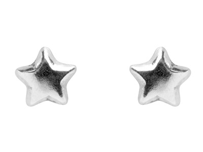 Sterling-Silver-Earrings-Star-Stud
