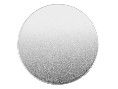 Sterling Silver Blank Fb01500      1.50mm X 15mm Fully Annealed Round 15mm, 100% Recycled Silver - Standard Image - 1