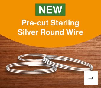 NEW Pre-Cut Sterling Silver Round Wire