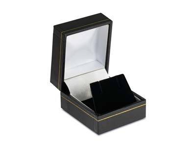 9ct Yellow Gold Plain Heart Stud   Earring, Valentine's Day Jewellery With Gift Box - Standard Image - 4