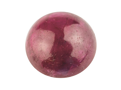 Ruby, Round Cabochon, 3.5mm - Standard Image - 2