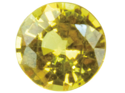Yellow Sapphire, Round, 4mm - Standard Image - 1