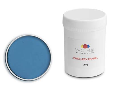 WG Ball Opaque Enamel Mid Blue 663 250g Lead Free - Standard Image - 1