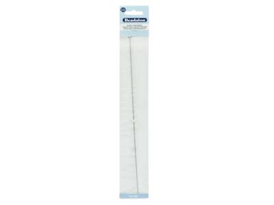 Beadalon Needle For Stretch Elastic Cord, Stainless Steel, 0.79mm X     27cm, 1 Pc - Standard Image - 1