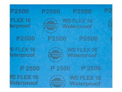 Hermes WS FLEX Wet And Dry Paper,  2500 Grit, Pack of 10 - Standard Image - 2