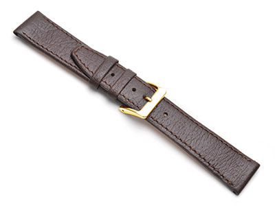 Brown Buffalo Watch Strap 22mm     Genuine Leather - Standard Image - 1