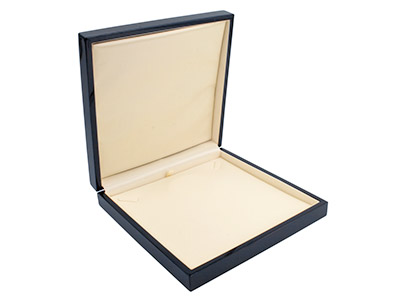 Wooden Necklace Box, Black Colour - Standard Image - 2