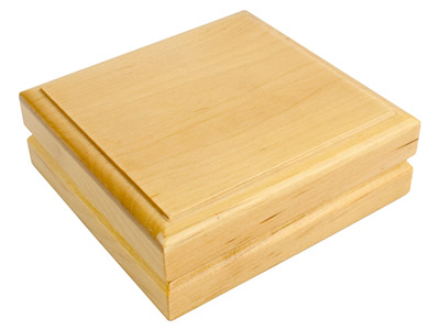 Wooden Bangle Box, Maple Colour - Standard Image - 3