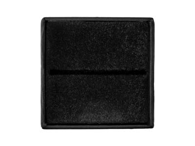 Black Card Soft Touch Ring Box - Standard Image - 4