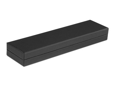 Black Textured Eco Bracelet Box - Standard Image - 2
