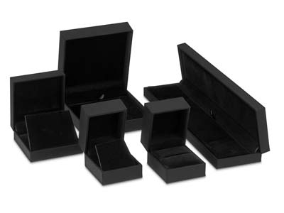 Black Soft Touch Bracelet Box - Standard Image - 5