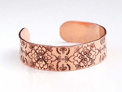 ImpressArt Copper Cuff Bangle      150x16mm Stamping Blank Pack of 3 - Standard Image - 4