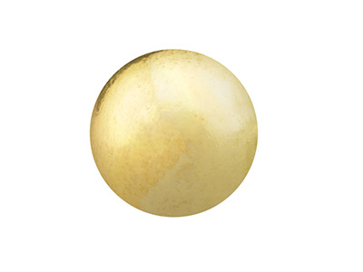 9ct Yellow Gold Ball Stud 6mm, 100% Recycled Gold - Standard Image - 2