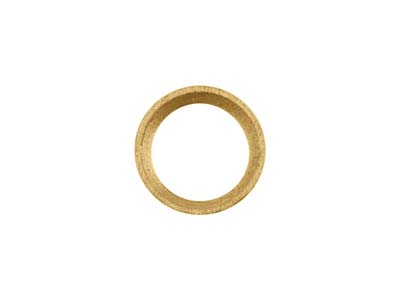 9ct Yellow Gold Tube Setting 6.0mm Semi Finished Cast Collet, 100%    Recycled Gold - Standard Image - 3