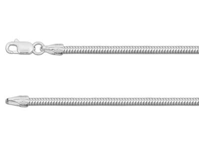 Sterling Silver 2.4mm Snake Chain  16