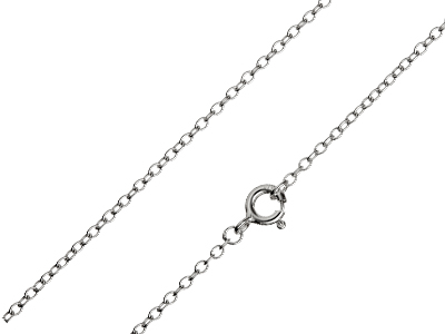 Sterling Silver 1.9mm Trace Chain   2460cm Unhallmarked 100 Recycled Silver