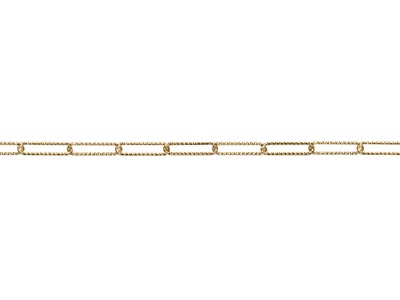 9ct Yellow Gold 1.7mm Loose        Diamond Cut Long Link Paperclip    Chain