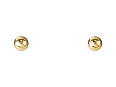 Gold Filled 5mm Ball Stud Earrings - Standard Image - 1
