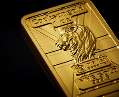 Lion Head Gold Bar